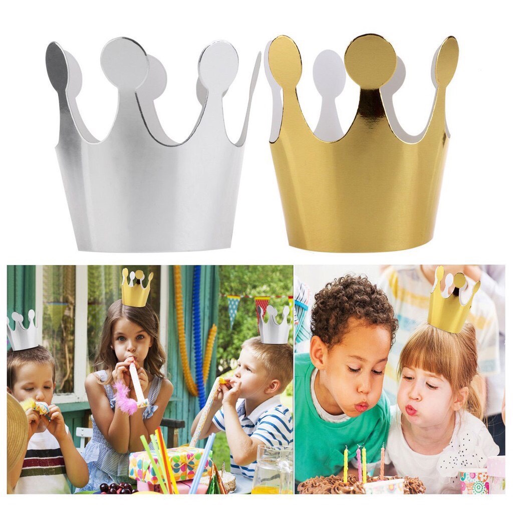 Vương Miện Happy Birthday Cho Bé Nhiều Mẫu Kid Paper Crown TNOI63