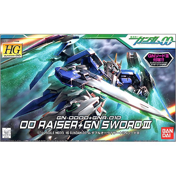 Mô hình hg 00 raiser gn sword III Bandai - GDC