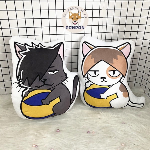 Quạ/Mèo nhồi bông Haikyuu! - In màu 2 (34CM) 5 nhân vật HQ, Haikyu!