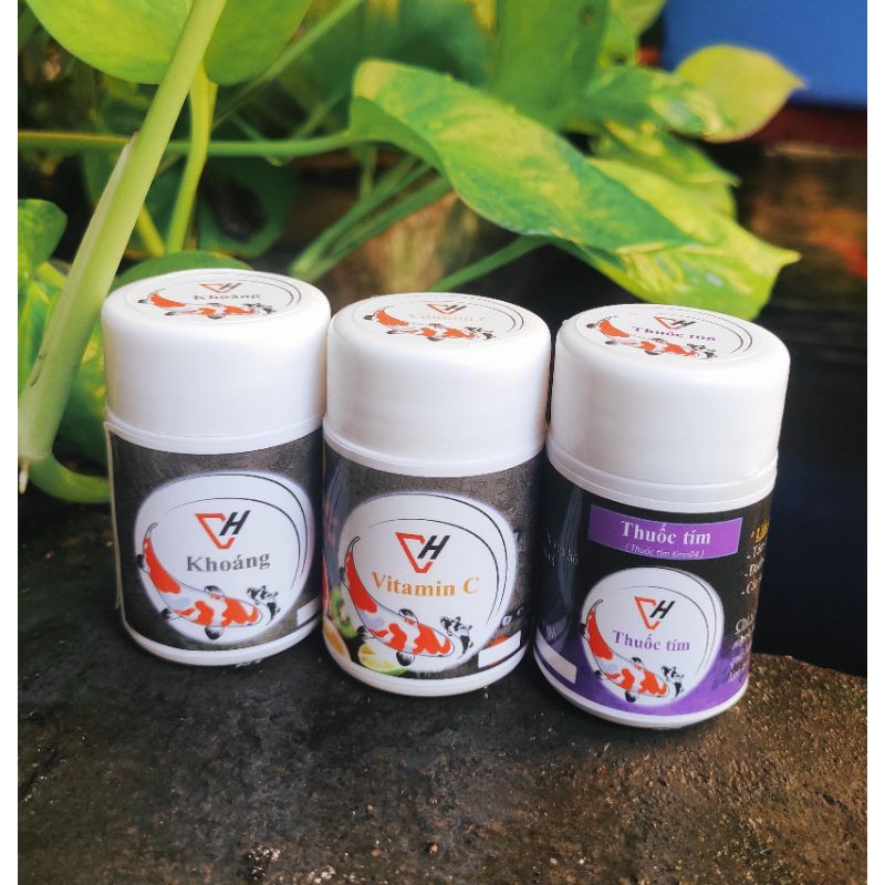 Thuốc tím Kmno4 sát khuẩn hồ cá | hủ 50g