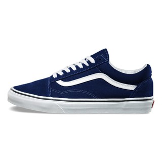 Giày nữ van oldskool vải canvas - xanh đậm