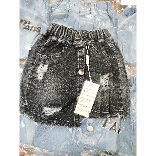 [NHẬP KIDTET hoàn 15% xu đơn 150k] [Xả Hàng] Chân Váy Jean Chữ A Kèm Dây Đai Cực Đẹp Cho Bé Gái (SP000916)