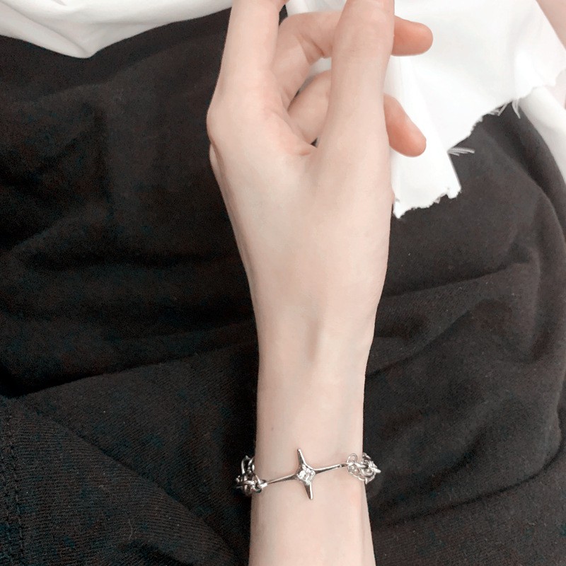 Vòng tay hai nam nữ cá tính hình ngôi sao Vt31