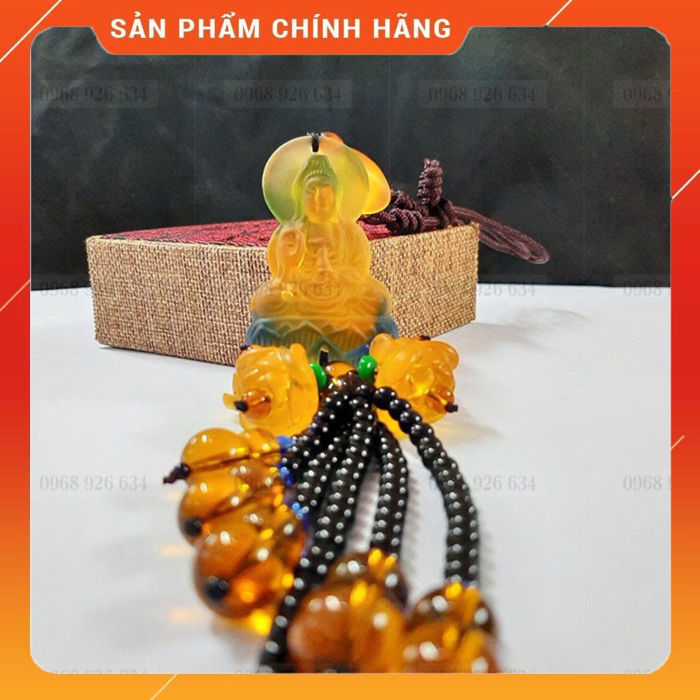 Khánh treo xe ô tô 📌FREESHIP📌Khánh treo ô tô phong thủy Phật Quan Âm vàng / Khánh treo ô tô giá rẻ [Hot]