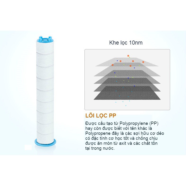 Lõi lọc nước sạch cho vòi sen YC-300 - NK