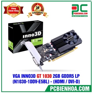 Mua VGA INNO3D GEFORCE GT 1030 2GB GDDR5 LP ( N10301DDVE5BL ) ( HDMI / DVID )
