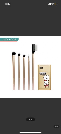 Set 5 cọ trang điểm mắt wat sons BT21