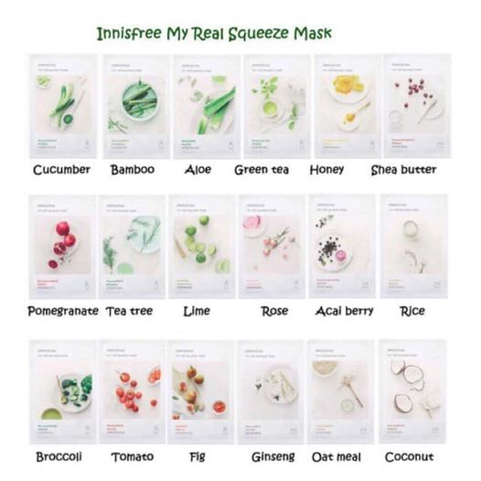 Mặt Nạ Innisfree My Real Squeeze Mask 20ml