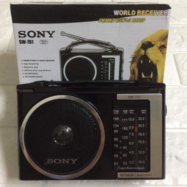 Đài Radio,FM, Am Sony 701,Đài Cắm Điện Sony