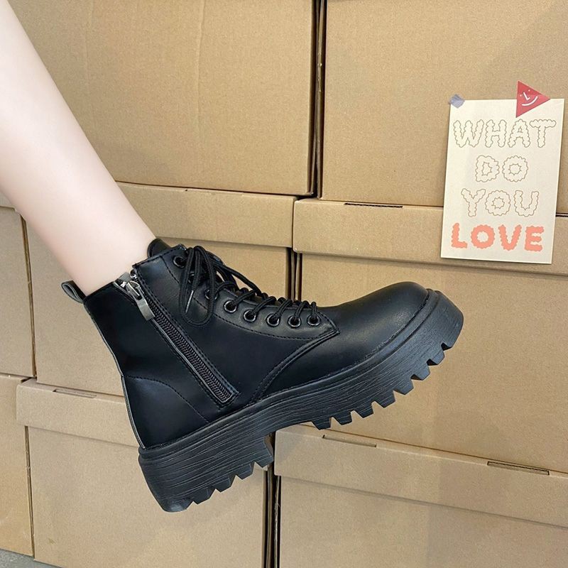 (Order ) Boots kéo khóa ulzzang | BigBuy360 - bigbuy360.vn