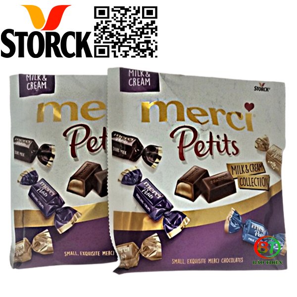 Kẹo sô cô la Merci ( Nhiều vị) gói 125g