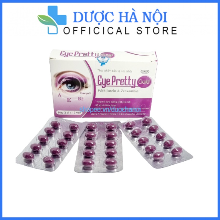 Viên uống bổ mắt EYE PRETTY GOLD hộp 30 viên