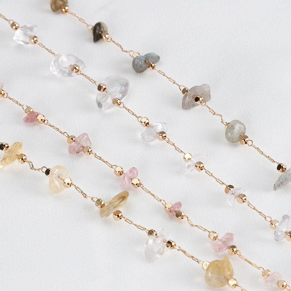 YIYU Chuỗi Hạt Thủy Tinh Thời Trang Dùng Làm Trang Sức Thủ Công