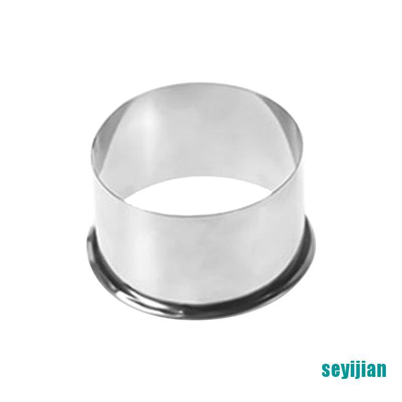 Khuôn Làm Bánh Bao Hình Tròn Bằng Thép Không Gỉ 3 Kích Cỡ