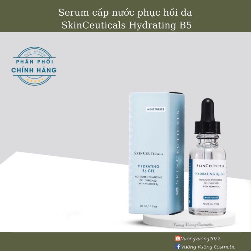 Serum cấp nước phục hồi da SkinCeuticals Hydrating B5