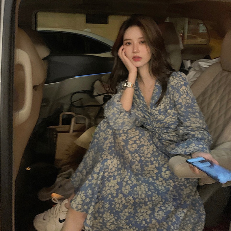 Đầm dài NRVP phong cách Pháp thời trang cho nữ