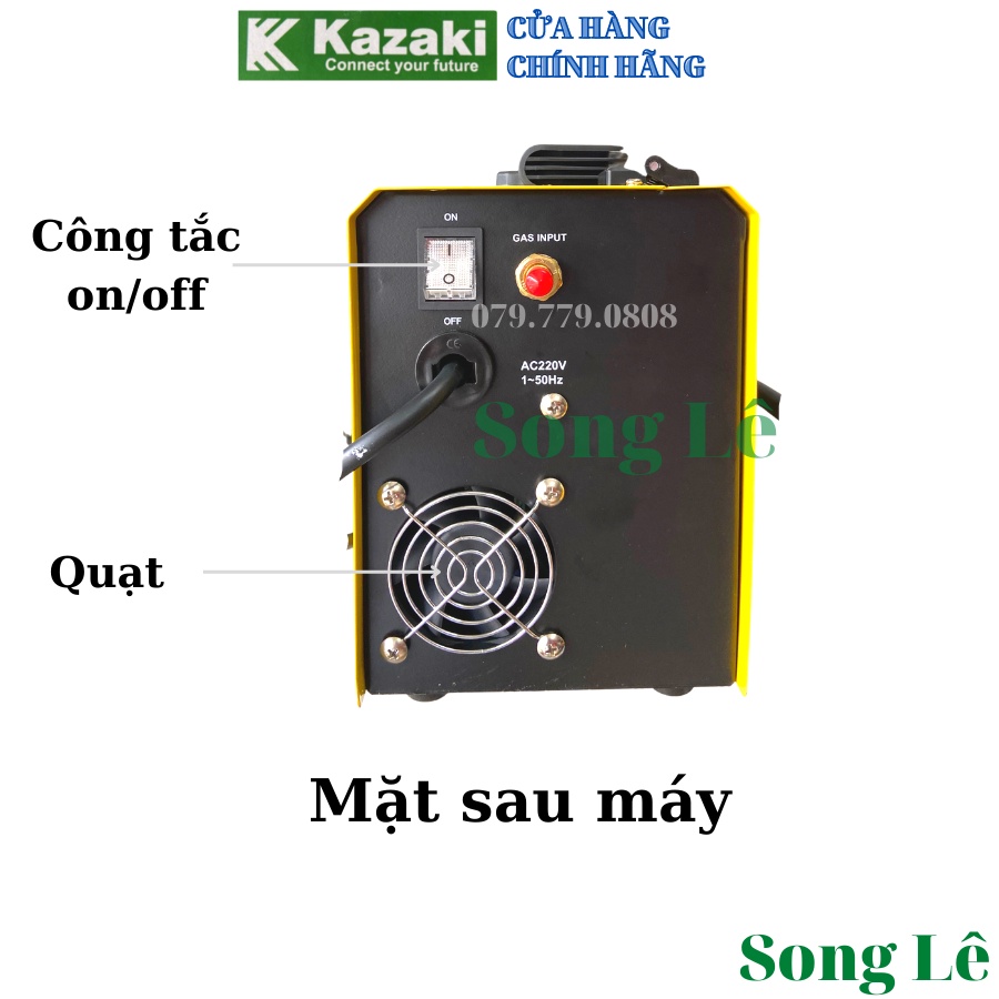 Máy hàn MIG KAZAKI 200KZ1 - máy hàn mig 3 chức năng không dùng khí. tặng full phụ kiện