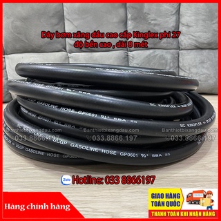 Ống dây bơm xăng dầu Kinglex cao cấp phi 27 dài 8 mét
