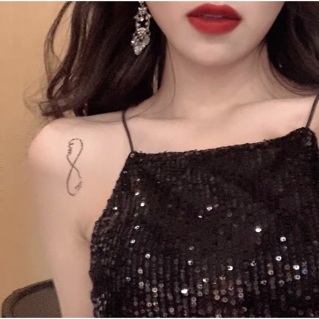 Áo Yếm 2 Dây Phối Kim Sa Lấp Lánh | BigBuy360 - bigbuy360.vn