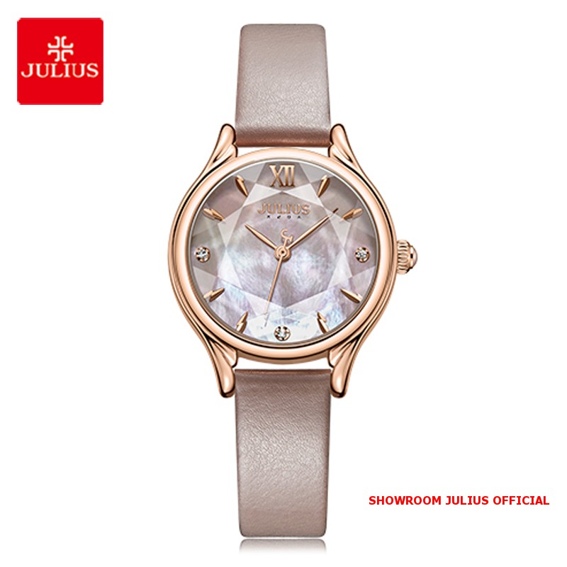 Đồng hồ nữ julius ja1154 dây da