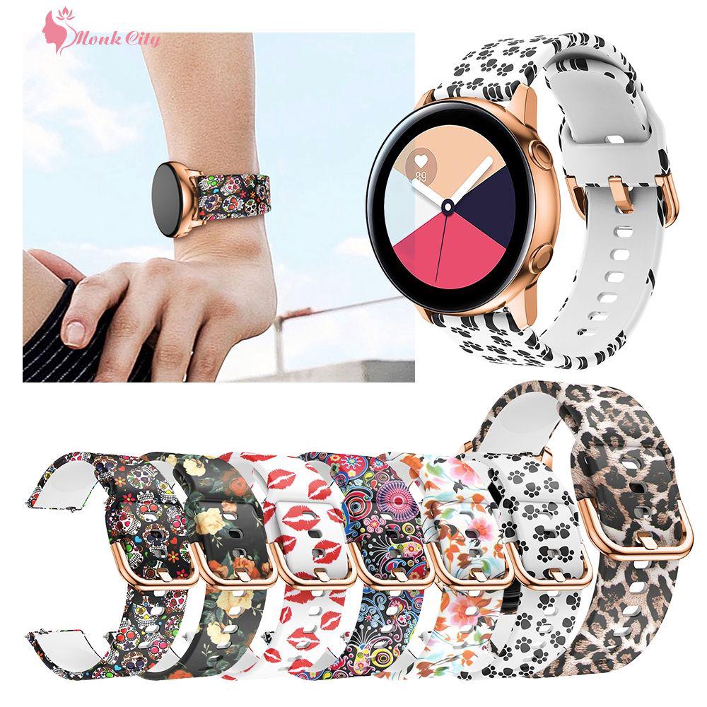 20mm silicone strap for Samsung Galaxy Watch Active smart watch