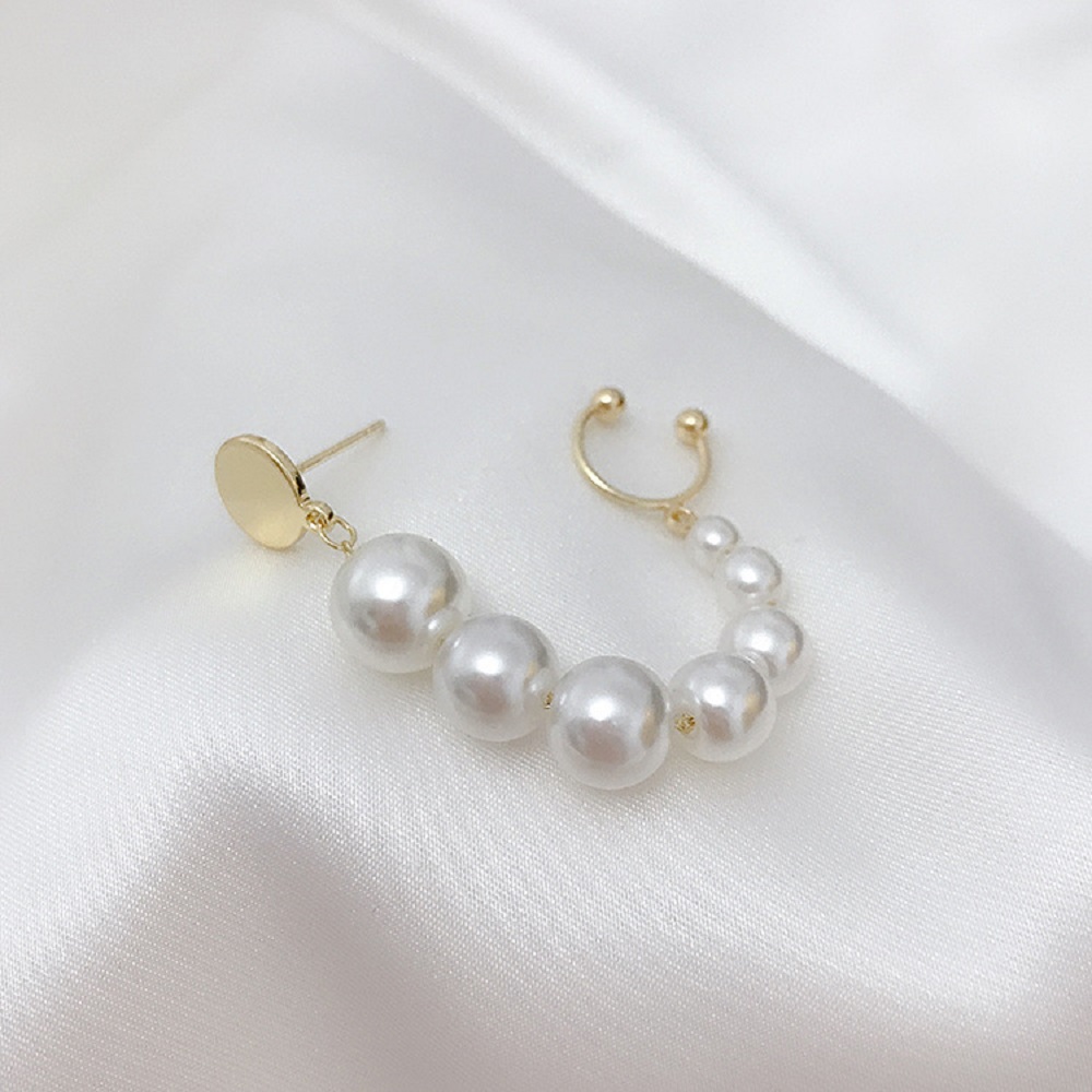 Khuyên tai S925 đính ngọc trai thời trang nữ