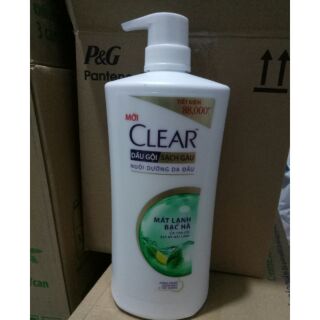 Dầu gội Clear Bạc Hà 900g (HSD: 05/2022)