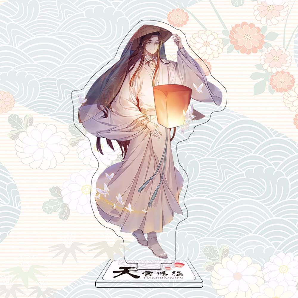 Mô hình nhân vật Tian Guan Ci Fu Xie Lian bằng acrylic dễ thương có giá đỡ trưng bày