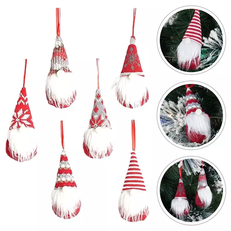Set 6 Phụ Kiện Treo Trang Trí Giáng Sinh