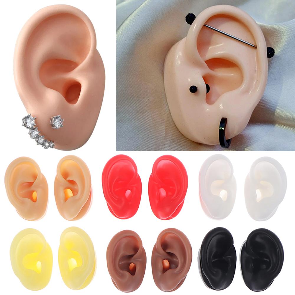 Mô Hình Trưng Bày Khuyên Tai Người Bằng Silicone Tỉ Lệ 1: 1