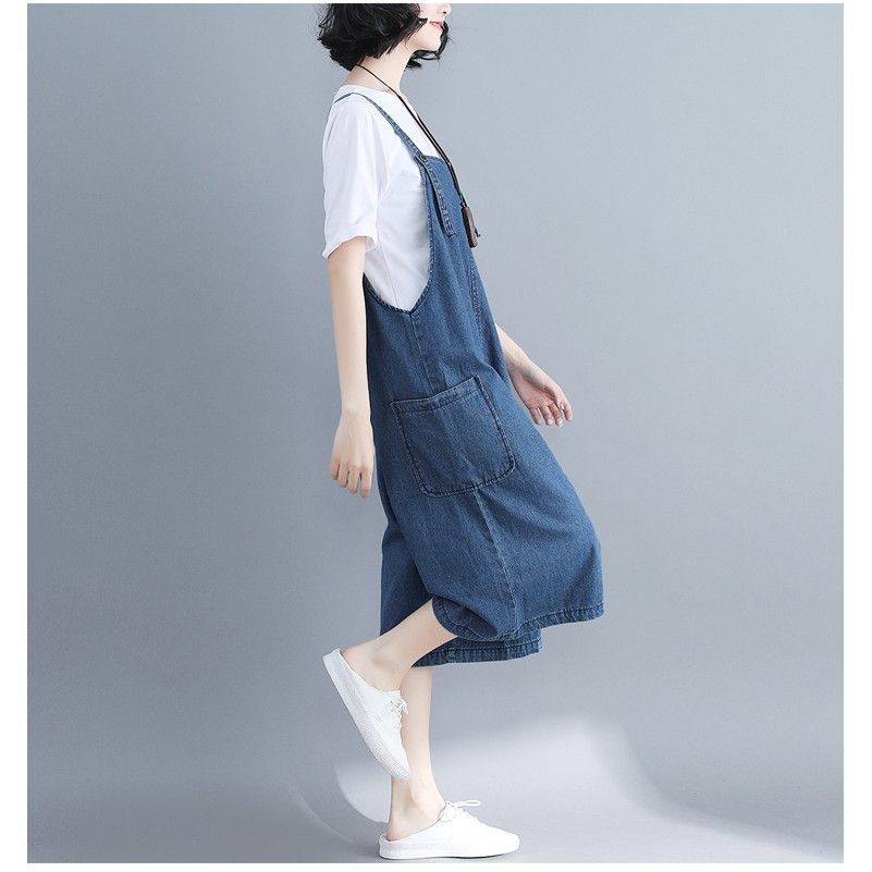 [ORDER] Yếm denim bigsize (fit đến 80kg) - Có ảnh thật | BigBuy360 - bigbuy360.vn