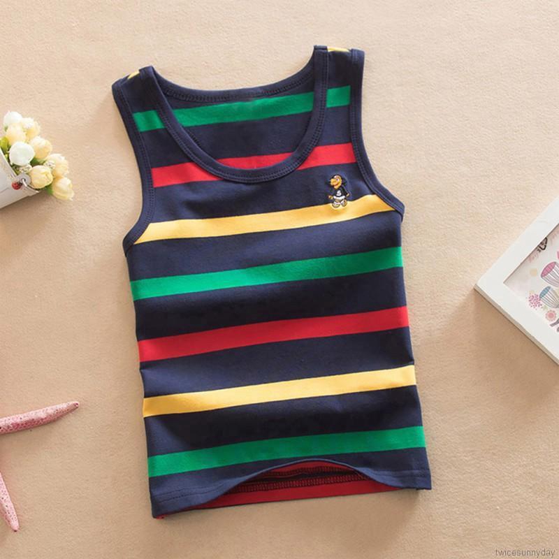 Áo thun cộc tay cổ tròn đáng yêu cho bé