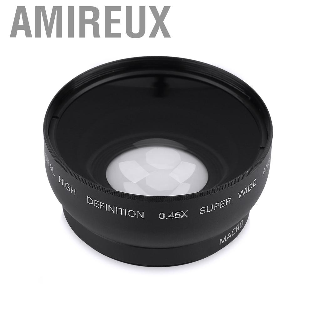 CANON NIKON SONY Ống Kính Máy Ảnh Kỹ Thuật Số Amirex 52mm 0.45x