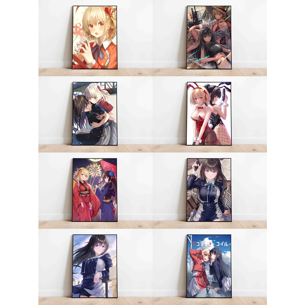 ẢNH POSTER A3 ANIME LYCORIS RECOIL (2) CHẤT LIỆU GIẤY CAO CẤP - 2D TỘC SHOP