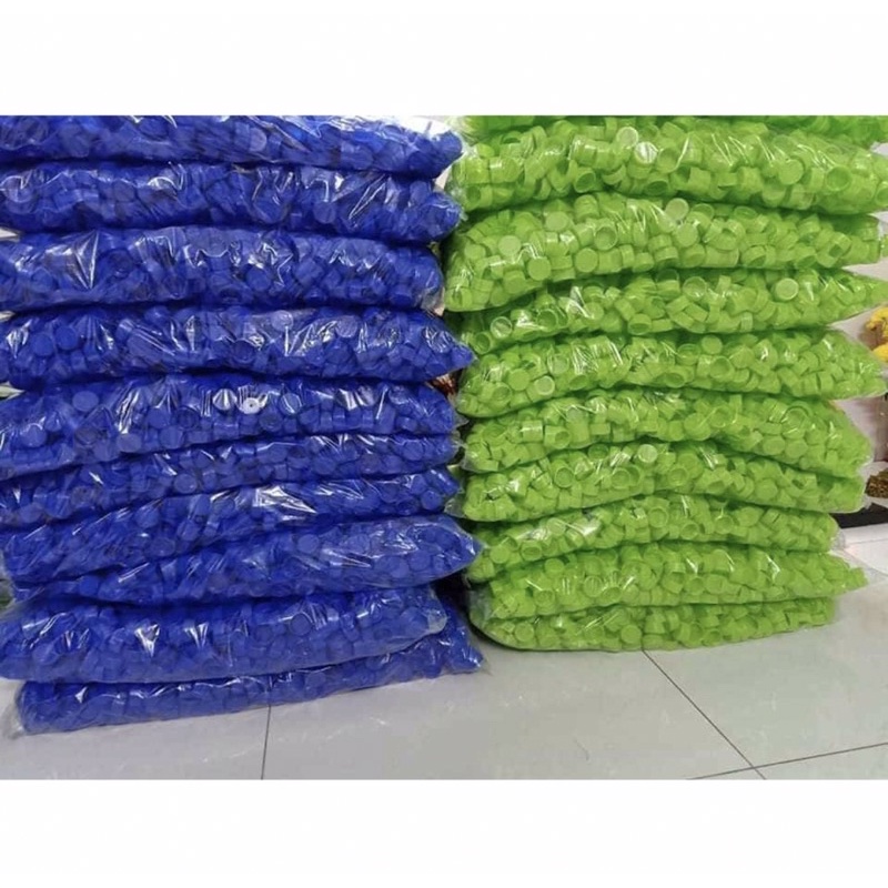 Nắp chai nhựa  túi 100 nắp đủ màu