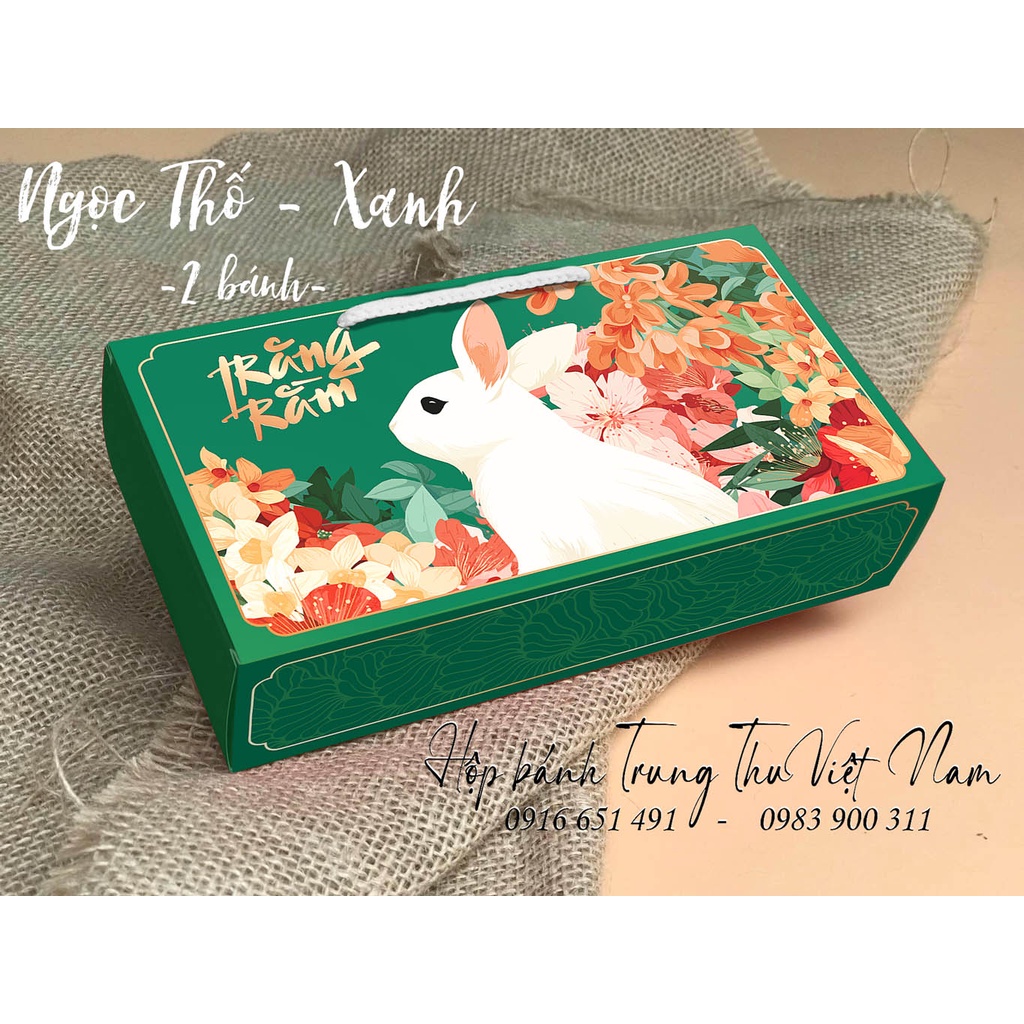 Hộp đựng 2 bánh Trung thu