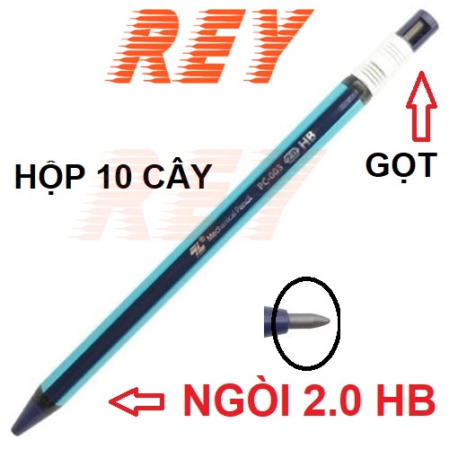 [Giao hỏa tốc] Hộp 10 cây bút chì bấm ngòi 2.0mm 𝑻𝒉𝒊𝒆̂𝒏 𝑳𝒐𝒏𝒈 PC-003