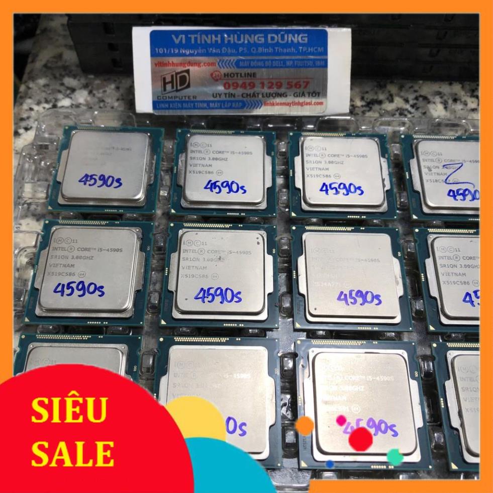 CPU sk 1150, i5 4460 / i5 4570/ i5 4590/ i5 4690/ xeon 1220v3/ 1226 v3 chíp máy tính chạy trên main h81, b85, h97, z97