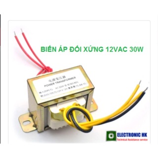Biến áp nguồn đối xứng 12vac 2a-30w