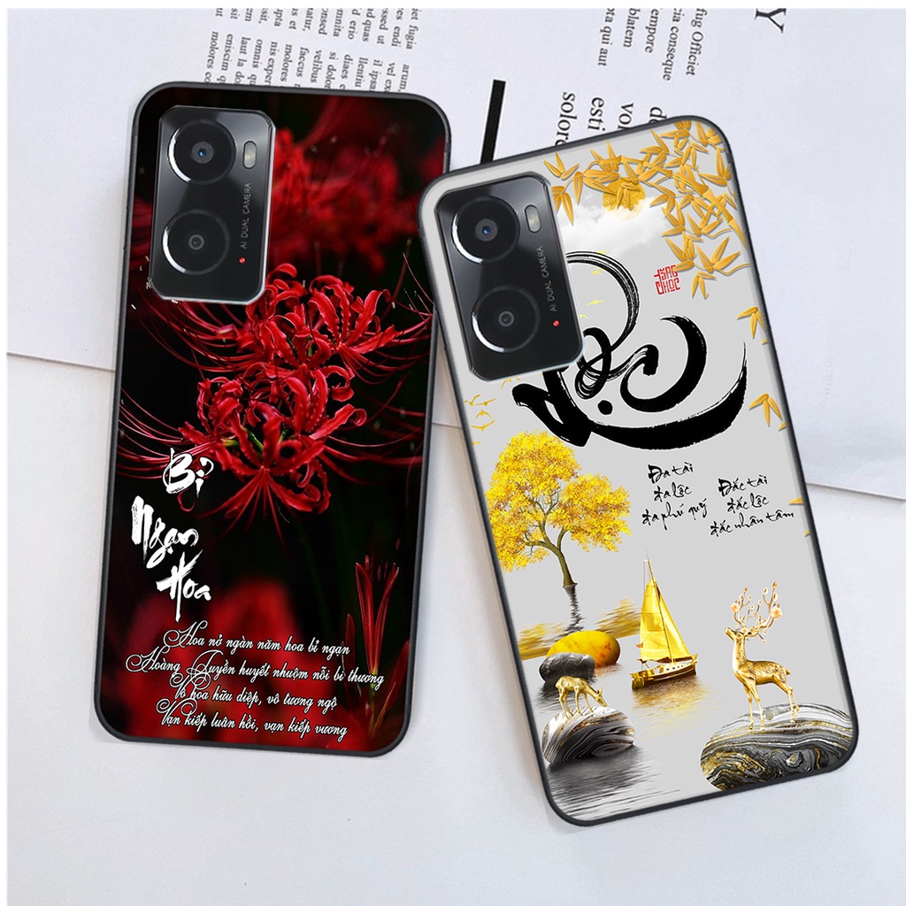 Ốp lưng Oppo A36 / A76 / A96 4G in hình chữ tài chữ lộc, Cha Mẹ, bình an SIÊU ĐẸP