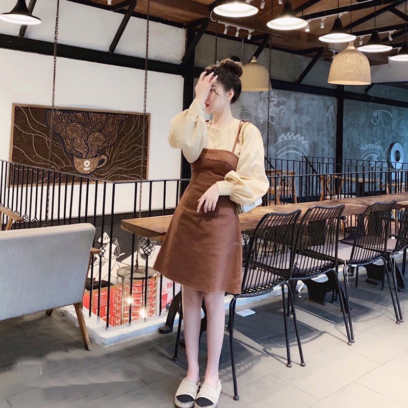 Đầm yếm đen bigsize