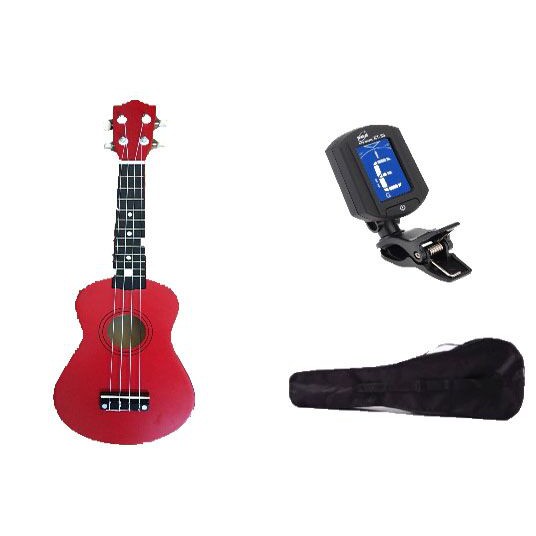 ĐÀN UKULELE CONCERT 23 INCH TẶNG KÈM TUNER LÊN DÂY VÀ BAO VẢI - HÀNG SẴN GIAO NGAY