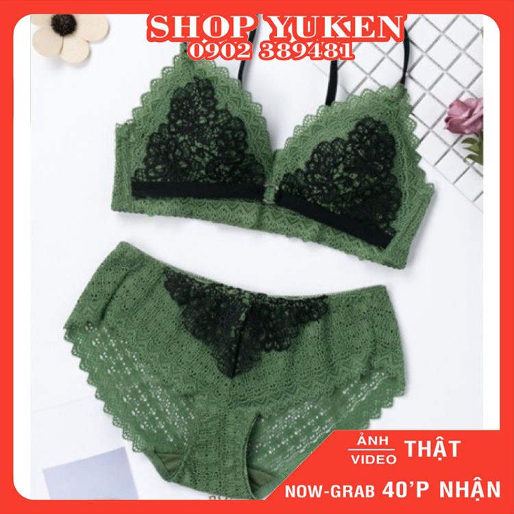 ♥️ Shop Uy Tín ♥️ [Đồ Lót Nữ] Bộ Đồ Lót Ren mút dày vừa ôm và nâng ngực