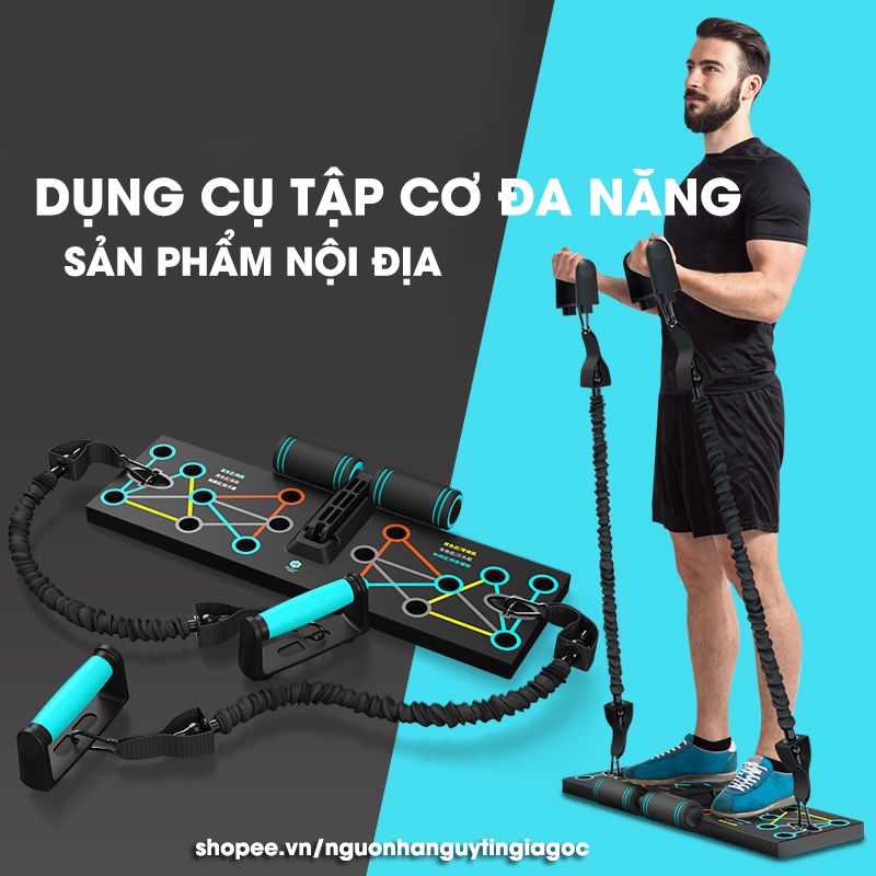 Dụng cụ tập gym đa năng tại nhà GYM &amp; LIFE | Dụng cụ hít đất tập cơ tay,ngực bụng lưng