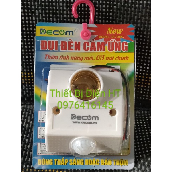 Đuôi Đèn Cảm Ứng 3 Nút Chỉnh DC-069C