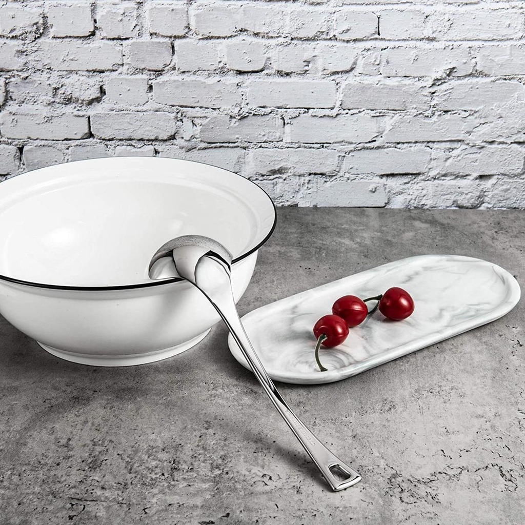 Muỗng Múc Sốt Bằng Thép Không Gỉ Tay Cầm Dài Tiện Dụng Cho Nhà Hàng