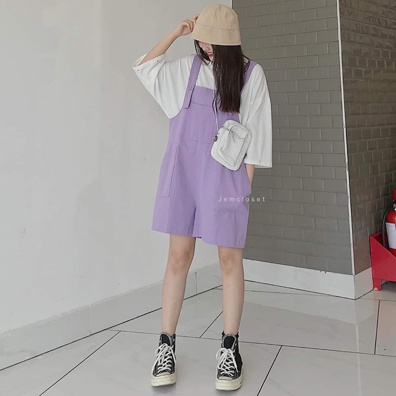 Yếm quần dáng ngố style ulzzang