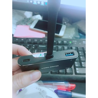 Cáp Chuyển Type-C 5 IN 1 ra Usb 3.0+Hdmi+Vga+Audio KingMaster