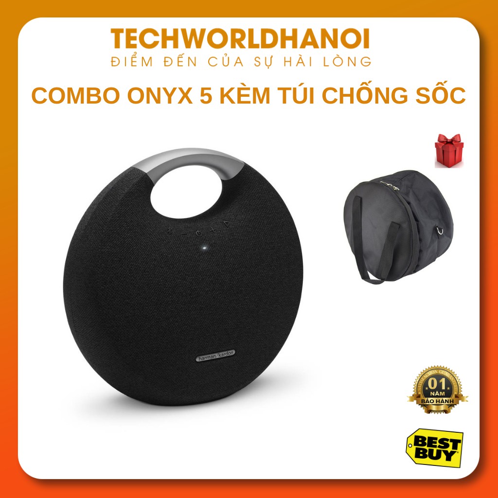 [Mã SKAMA07 giảm 8% đơn 250k]COMBO Loa HK Onyx 5 + TÚI CHỐNG SỐC | Hàng chính hãng | Nguyên seal | Bảo hành 12 tháng