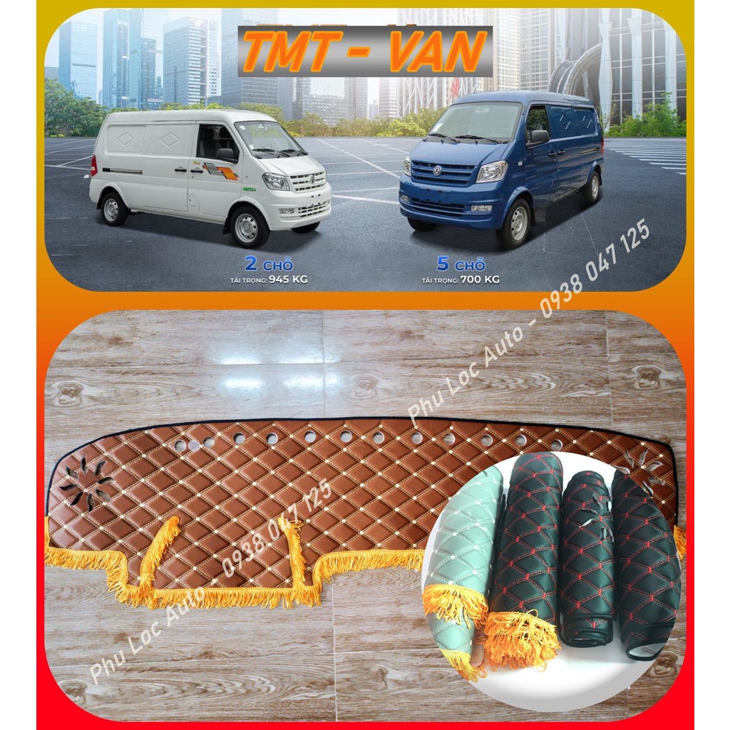 Thảm taplo xe tải van TMT 2 chỗ 5 chỗ K05s 700kg 945kg